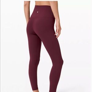 Lululemon Align 25” Burgundy Leggings